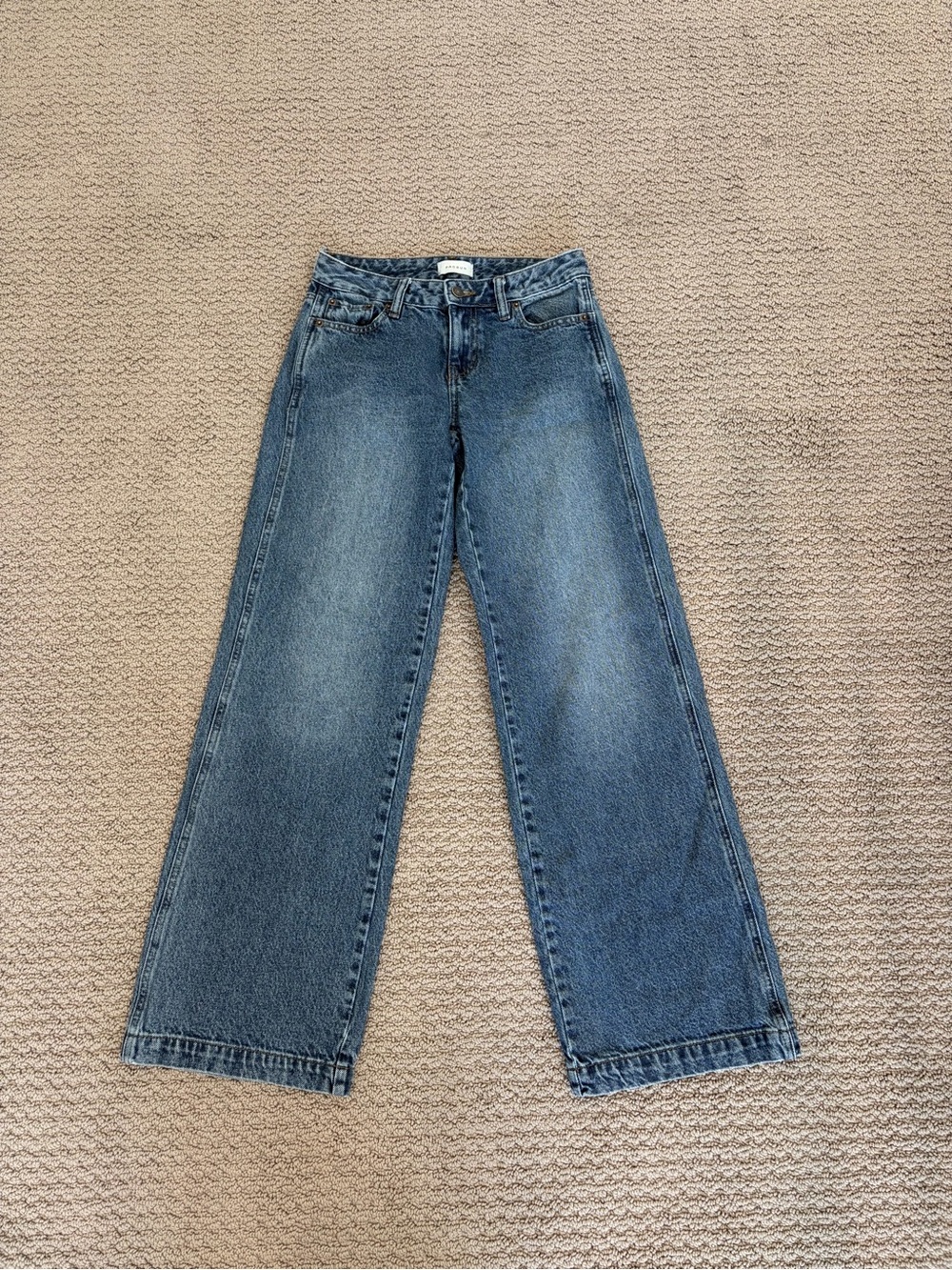 Women’s low rise baggy straight leg pacsun jean